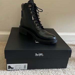 Coach Lorimer Leather ankle boots